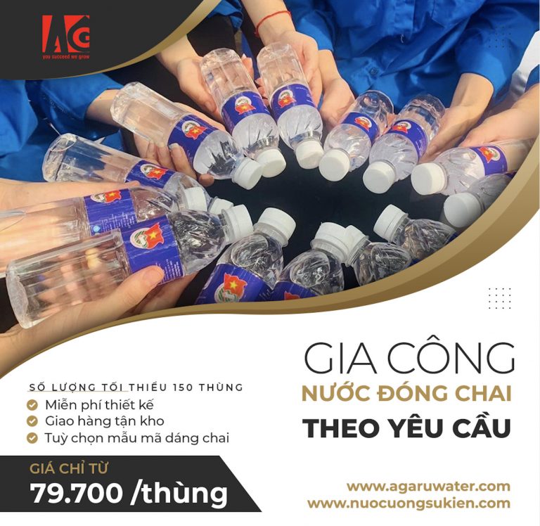Agaruwater – Công Ty Đóng Chai Nước In Logo 1#