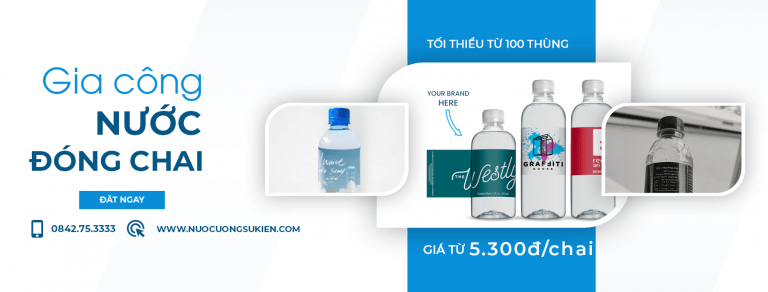 Ý Tưởng Mới, Phương Tiện Mới Nước Uống Đóng Chai In Logo