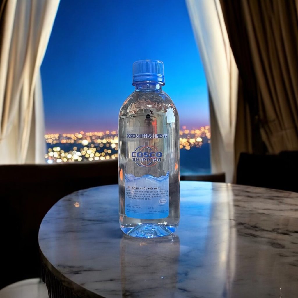 Nước Uống In Logo Spa 