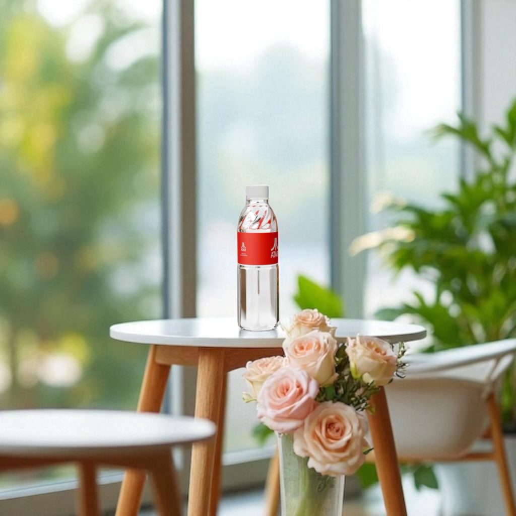 In Logo Công Ty Trên Nước Đóng Chai