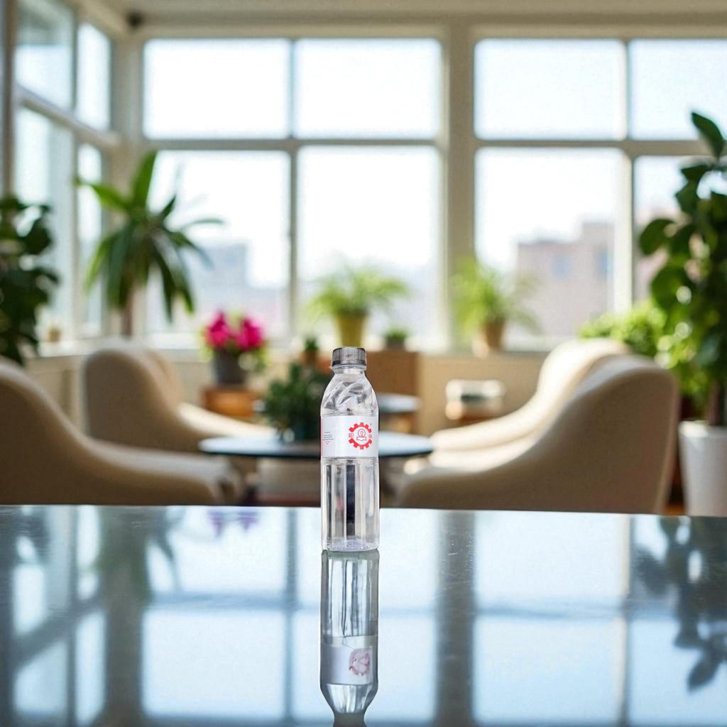 Nước Uống Đóng Chai In Logo Cho Nhà Hàng