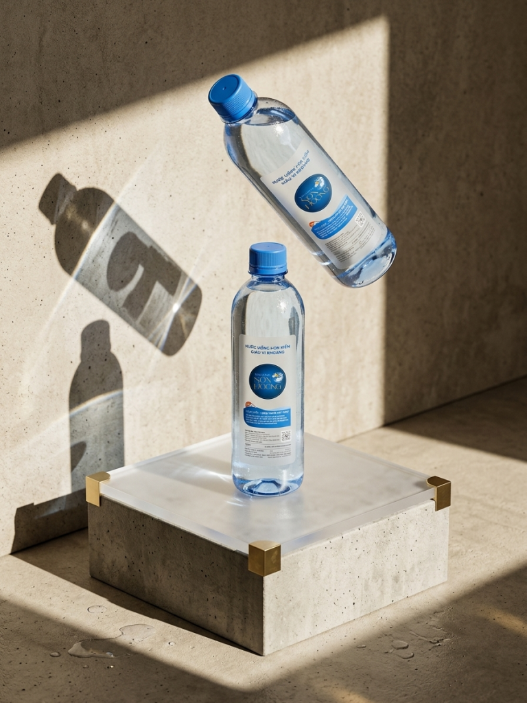 Nước Chai Quảng Cáo Thương Hiệu