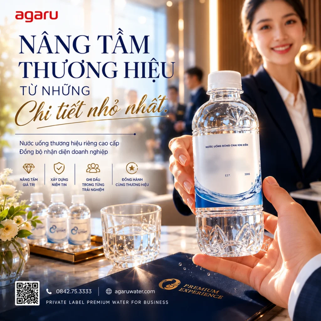 Nước Đóng Chai Theo Yêu Cầu: Chuẩn Hóa Dấu Ấn Thương Hiệu 2026 1 Nước Đóng Chai Theo Yêu Cầu: Chuẩn Hóa Dấu Ấn Thương Hiệu 2026