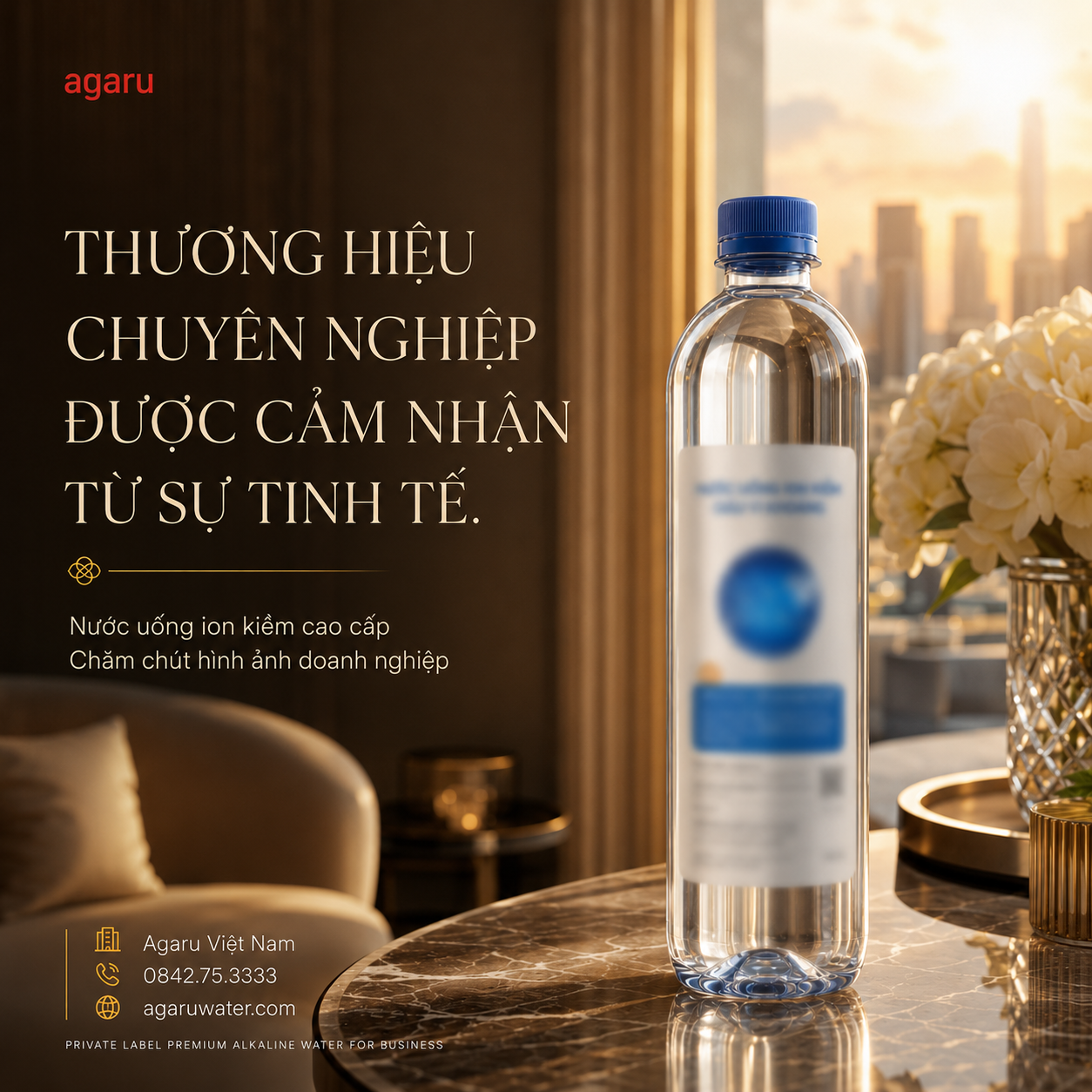 Nước Đóng Chai Doanh Nghiệp Trong Không Gian Tiếp Khách Doanh Nghiệp - Hình Ảnh 7