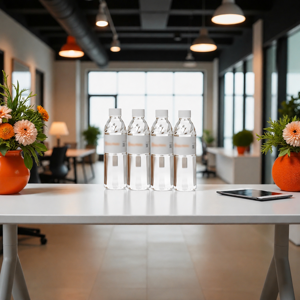 Nước Đóng Chai Quảng Bá Thương Hiệu Trong Không Gian Tiếp Khách Doanh Nghiệp - Hình Ảnh 18