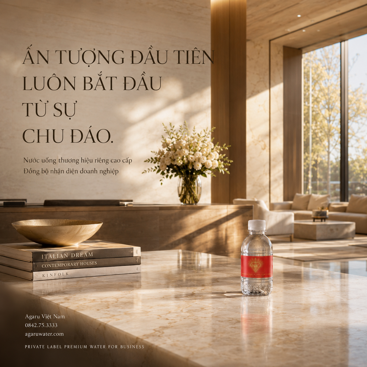 8 Lý Do Nước Suối In Tem Logo Nâng Tầm Định Vị Thương Hiệu Nước Suối In Tem Logo Trong Không Gian Tiếp Khách Doanh Nghiệp - Hình Ảnh 18