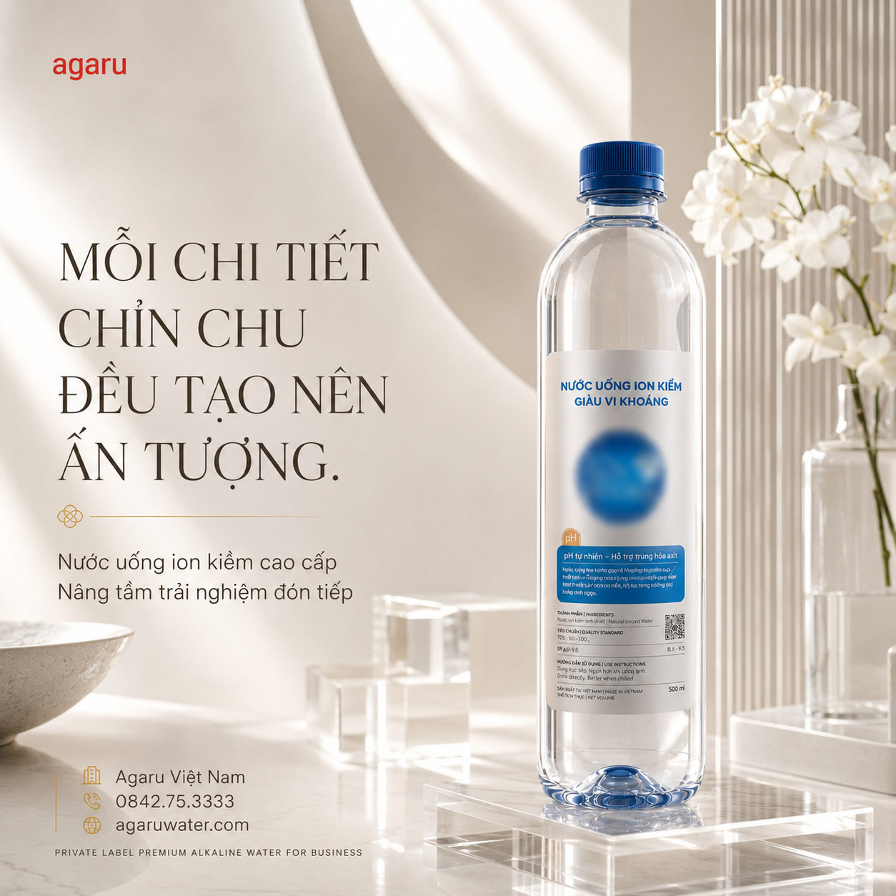 Nước Uống In Logo Trong Không Gian Tiếp Khách Doanh Nghiệp - Hình Ảnh 3