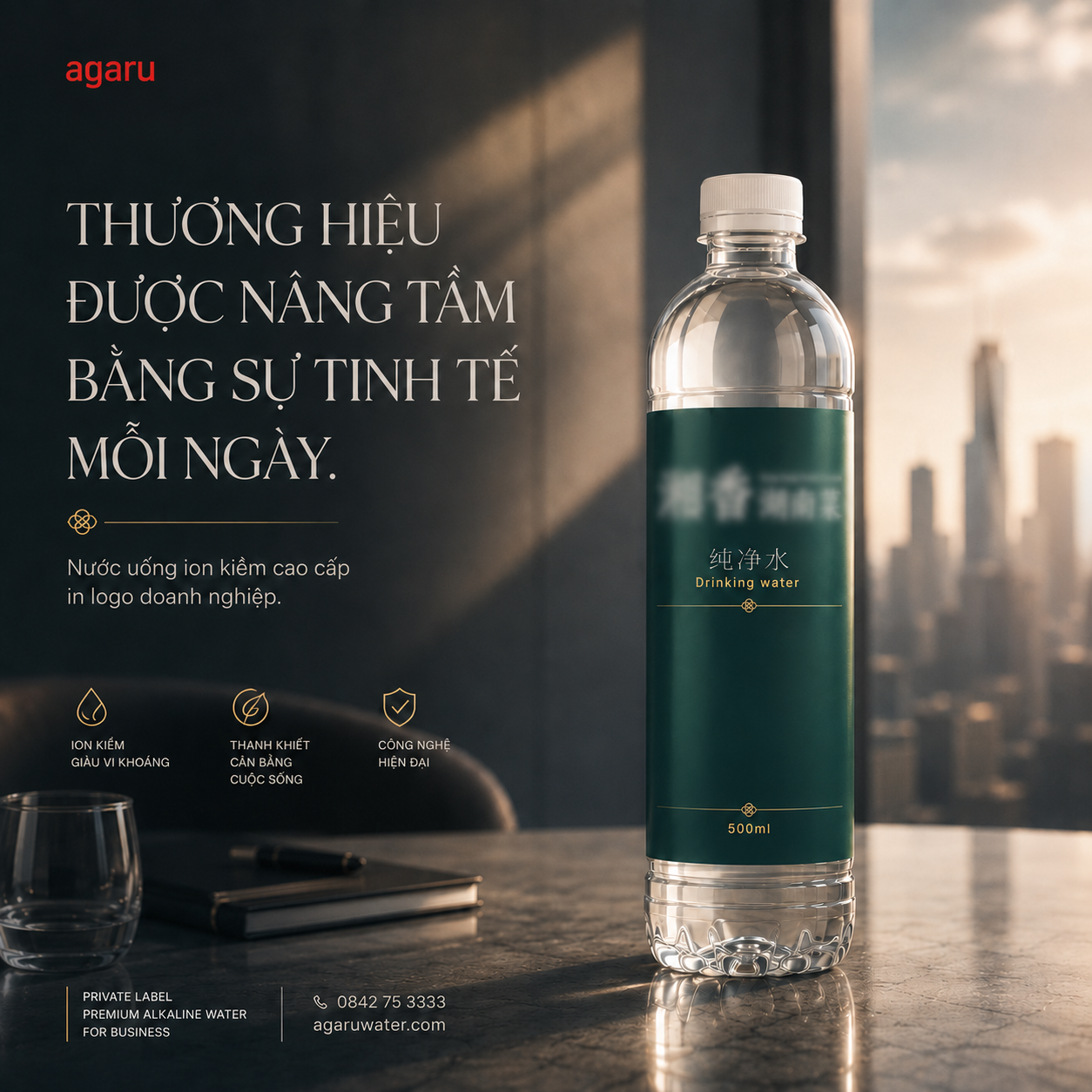 Nước Uống Thương Hiệu Riêng Trong Không Gian Tiếp Khách Doanh Nghiệp - Hình Ảnh 9